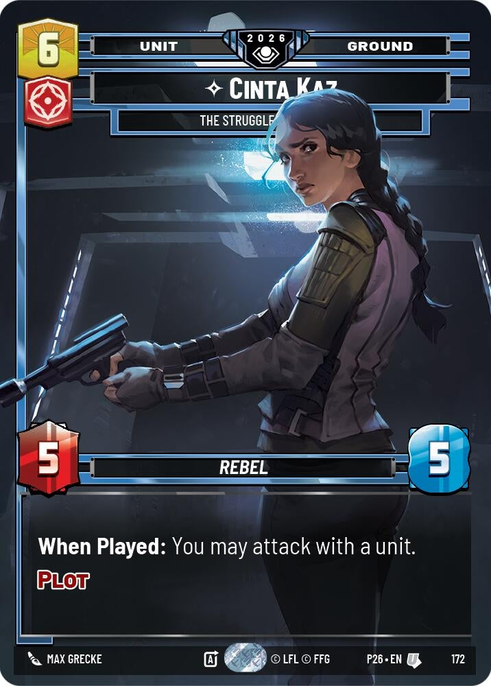 Image for Cinta Kaz - The Struggle Comes First (172) [Galactic Championship 2026] - Star Wars: Unlimited
