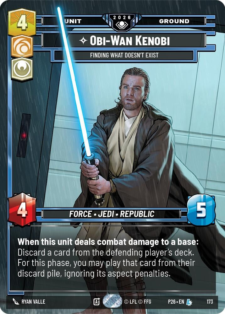 Image for Obi-Wan Kenobi - Finding What Doesn't Exist (173) [Galactic Championship 2026] - Star Wars: Unlimited