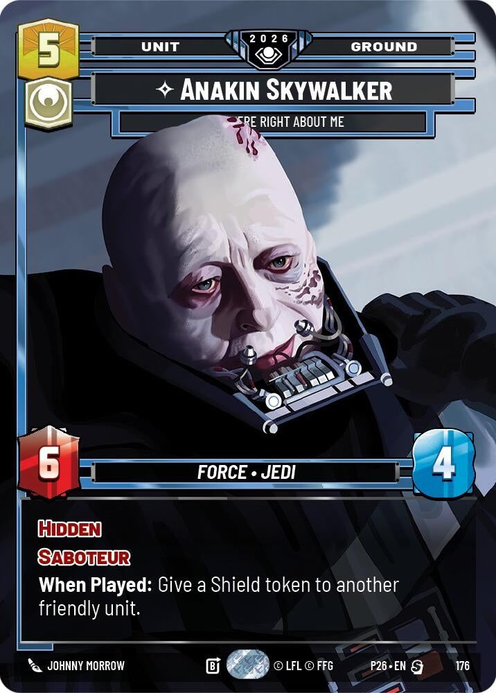 Image for Anakin Skywalker - You Were Right About Me (176) [Galactic Championship 2026] - Star Wars: Unlimited