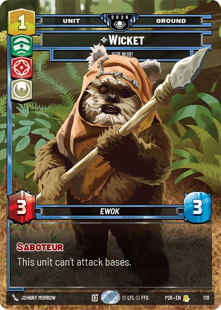 Image for Wicket - Yub Nub! (178) [Galactic Championship 2026] - Star Wars: Unlimited