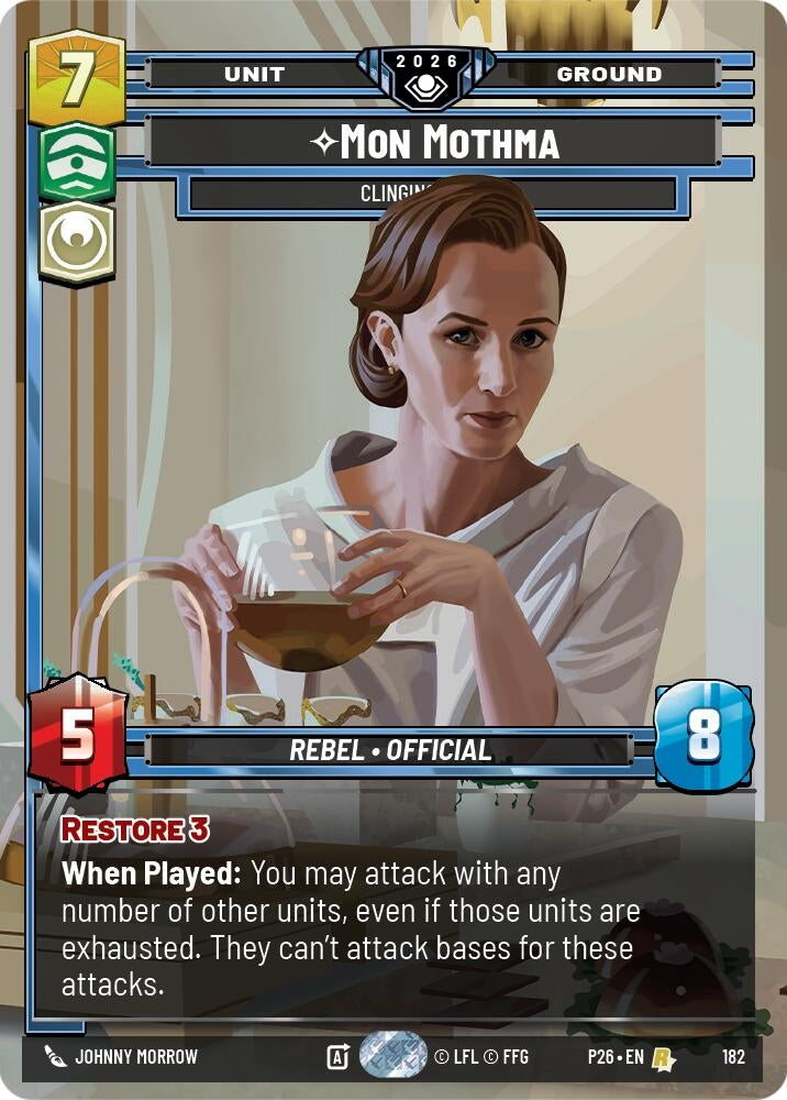 Image for Mon Mothma - Clinging to Hope (182) [Galactic Championship 2026] - Star Wars: Unlimited