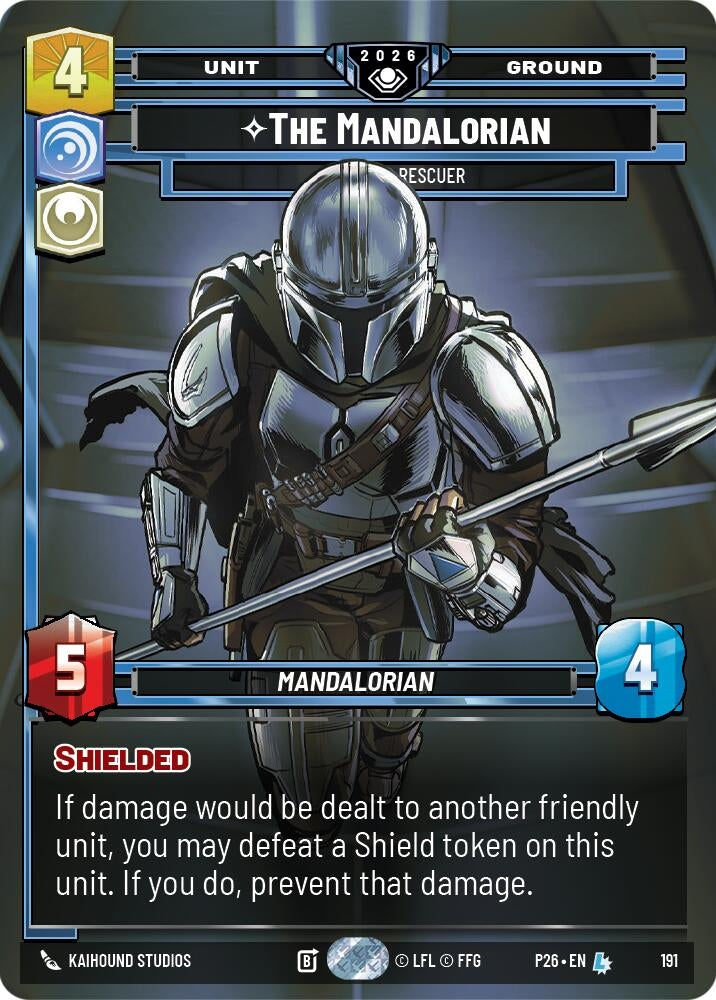 Image for The Mandalorian - Devoted Rescuer (Top 64) (191) [Galactic Championship 2026] - Star Wars: Unlimited