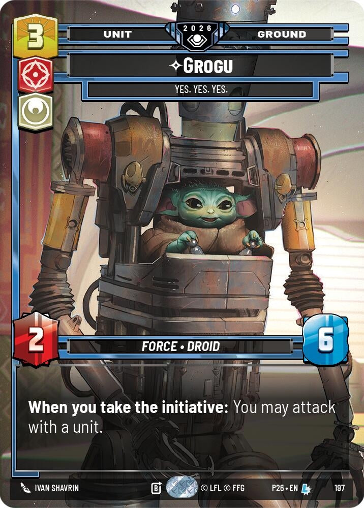 Image for Grogu - Yes. Yes. Yes. (197) [Galactic Championship 2026] - Star Wars: Unlimited