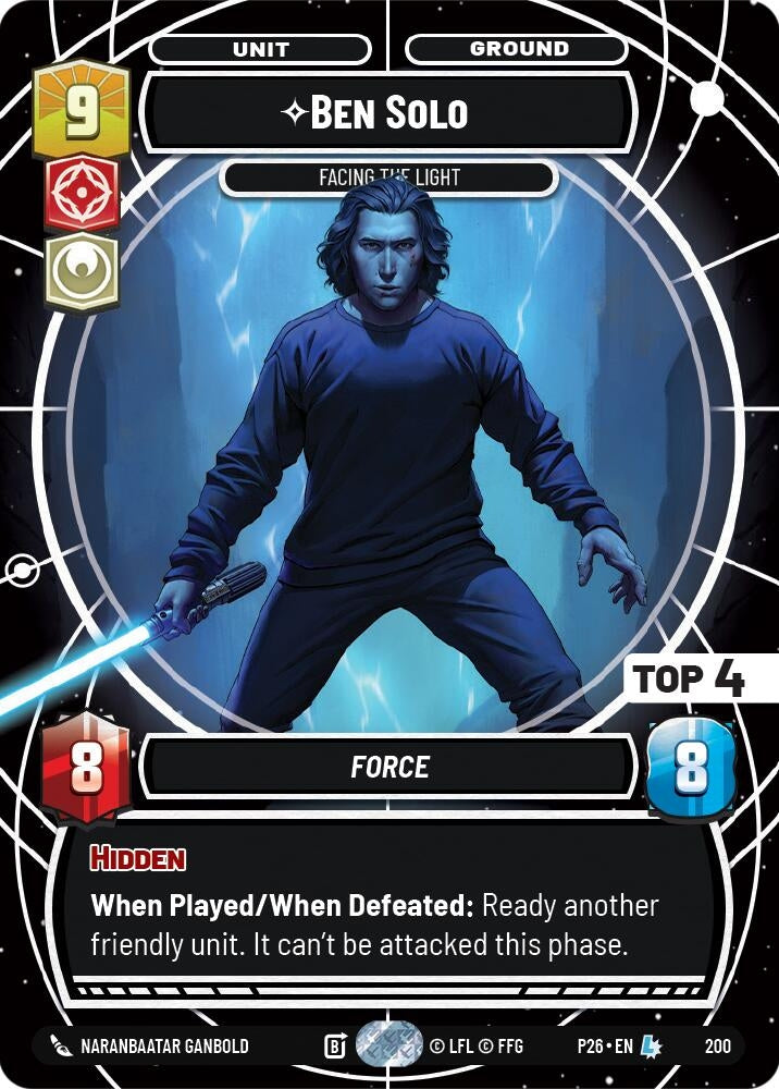 Image for Ben Solo - Facing the Light (200) [Galactic Championship 2026] - Star Wars: Unlimited