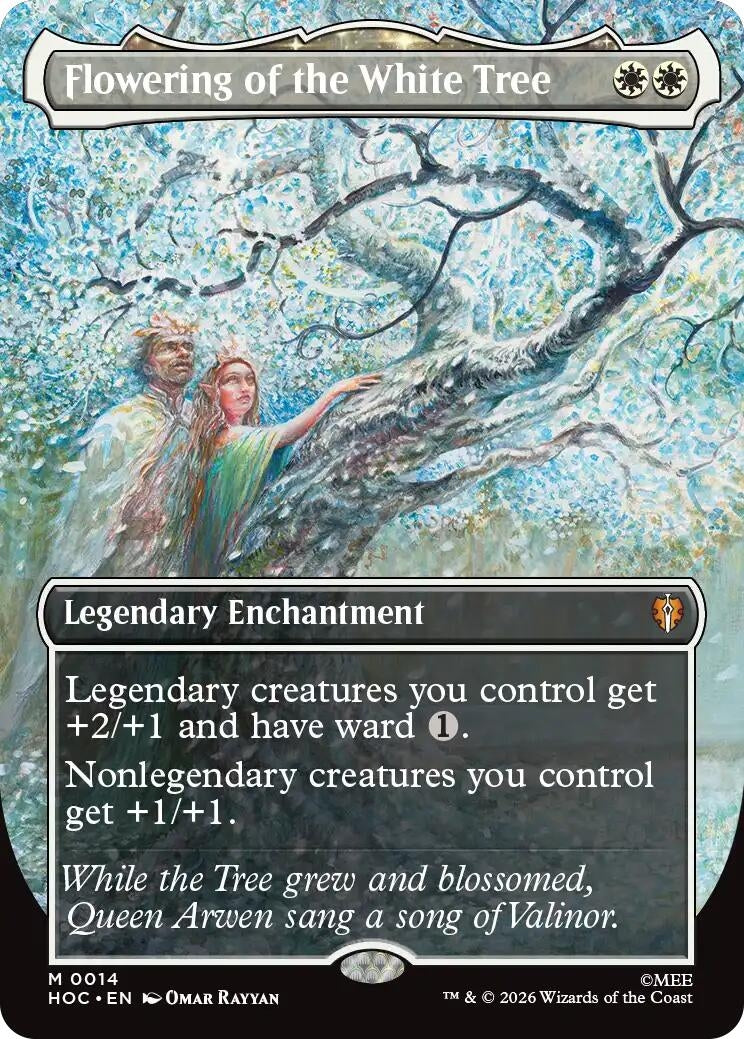 Image for Flowering of the White Tree (Borderless) (14) [The Hobbit: Eternal-Legal] - Magic: The Gathering