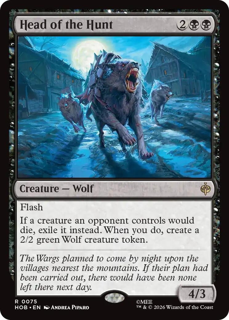 Image for Head of the Hunt (75) [The Hobbit] - Magic: The Gathering