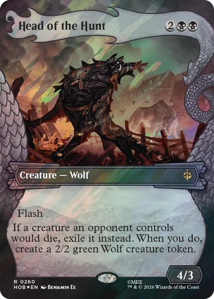 Image for Head of the Hunt (Showcase) (Surge Foil) (260) [The Hobbit] - Magic: The Gathering