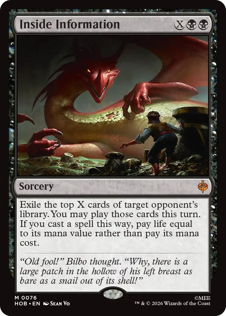 Image for Inside Information (76) [The Hobbit] - Magic: The Gathering