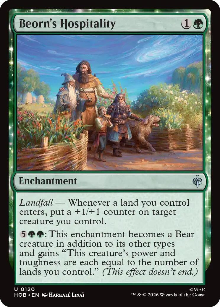 Image for Beorn's Hospitality (120) [The Hobbit] - Magic: The Gathering