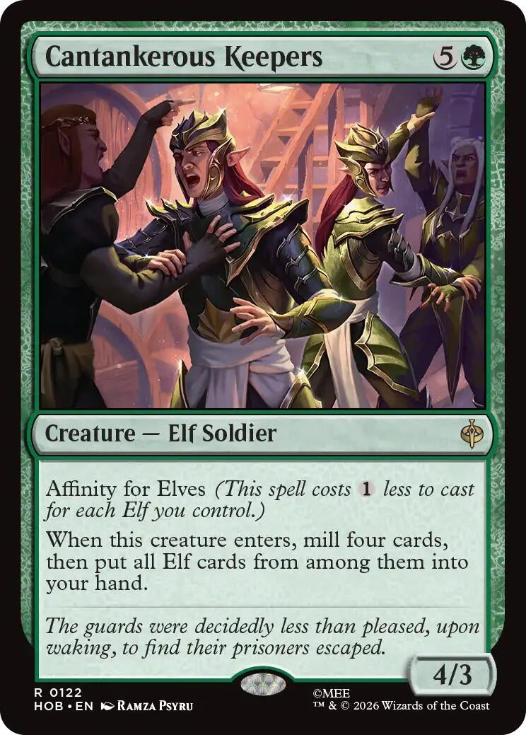 Image for Cantankerous Keepers (122) [The Hobbit] - Magic: The Gathering