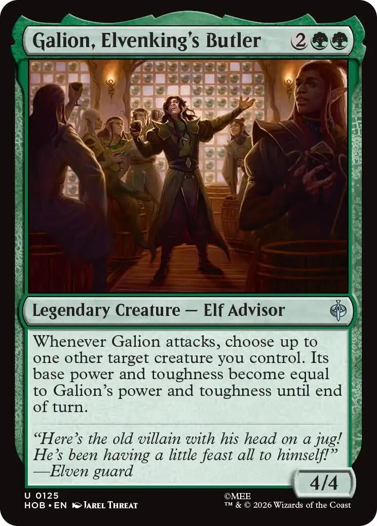 Image for Galion, Elvenking's Butler (125) [The Hobbit] - Magic: The Gathering