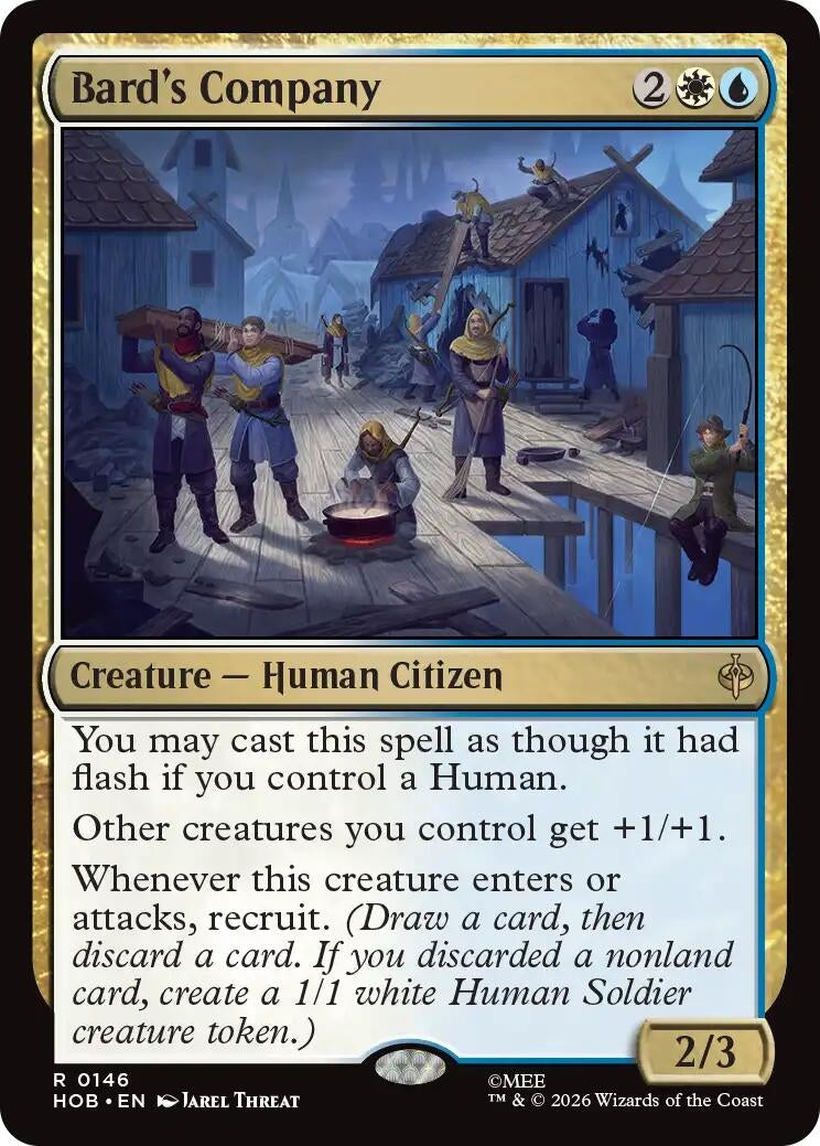 Image for Bard's Company (146) [The Hobbit] - Magic: The Gathering