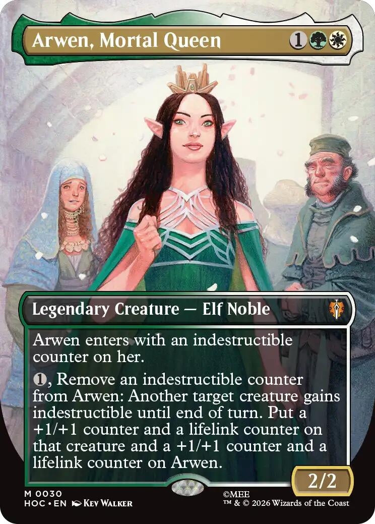 Image for Arwen, Mortal Queen (Borderless) (30) [The Hobbit: Eternal-Legal] - Magic: The Gathering