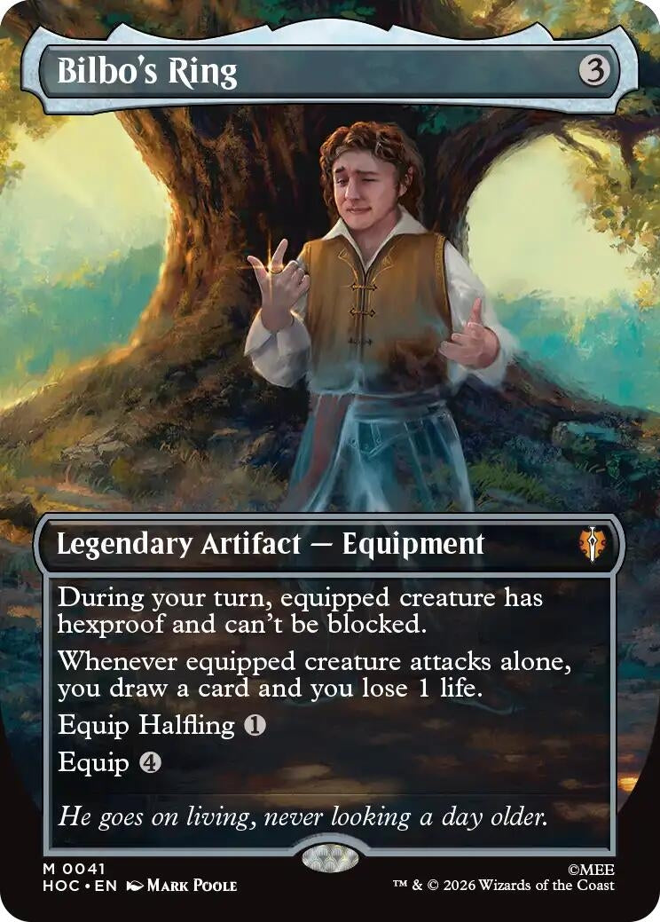 Image for Bilbo's Ring (Borderless) (41) [The Hobbit: Eternal-Legal] - Magic: The Gathering