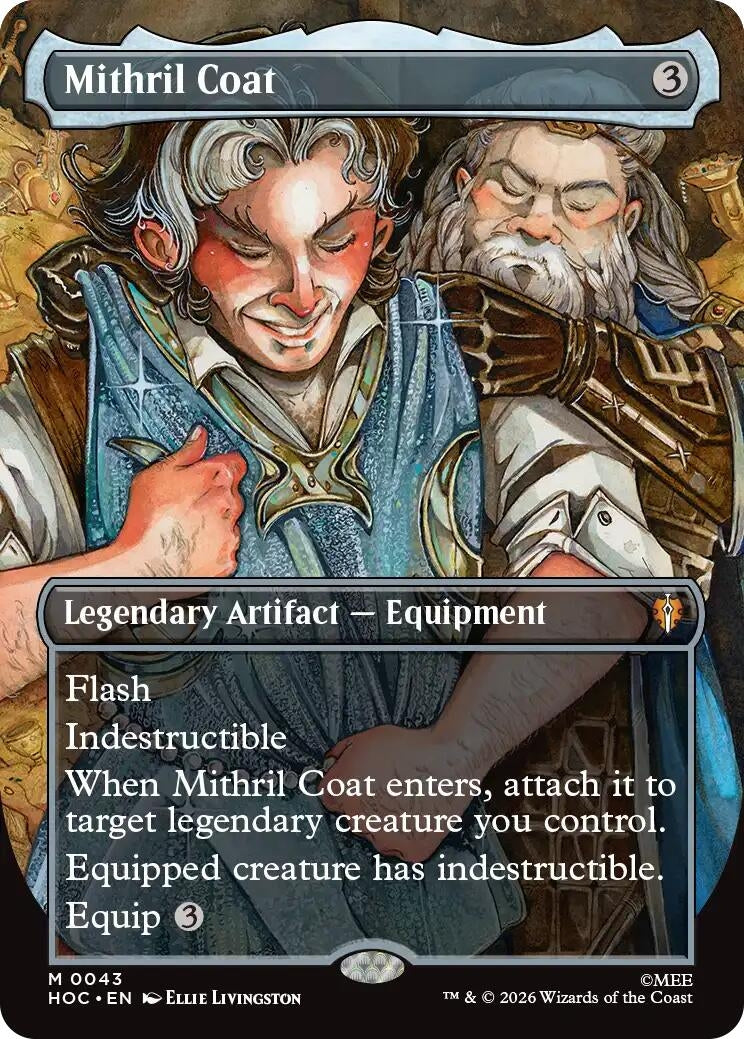 Image for Mithril Coat (Borderless) (43) [The Hobbit: Eternal-Legal] - Magic: The Gathering