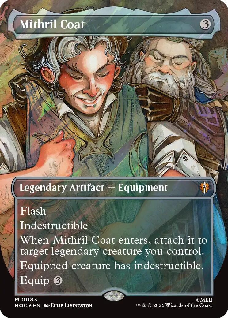 Image for Mithril Coat (Borderless) (Surge Foil) (83) [The Hobbit: Eternal-Legal] - Magic: The Gathering