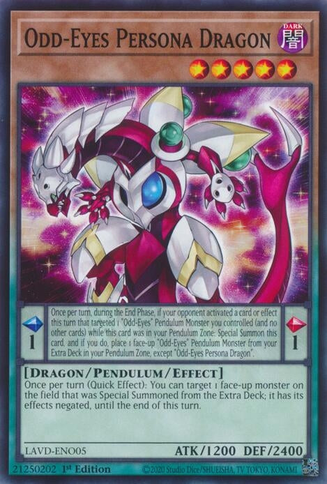 Image for Odd-Eyes Persona Dragon (LAVD-ENO05) [Legendary Arc-V Decks] - YuGiOh