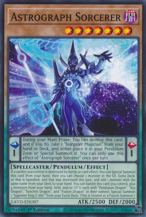Image for Astrograph Sorcerer (LAVD-ENO07) [Legendary Arc-V Decks] - YuGiOh