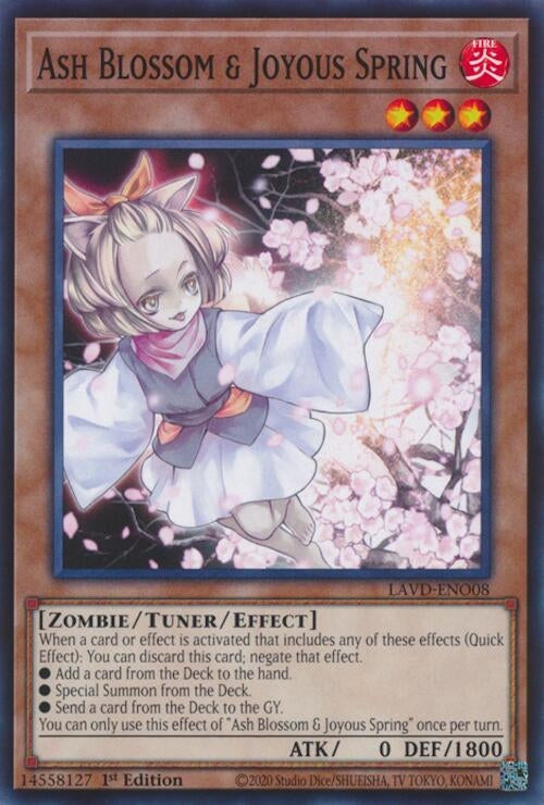 Image for Ash Blossom & Joyous Spring (LAVD-ENO08) (LAVD-ENO08) [Legendary Arc-V Decks] - YuGiOh