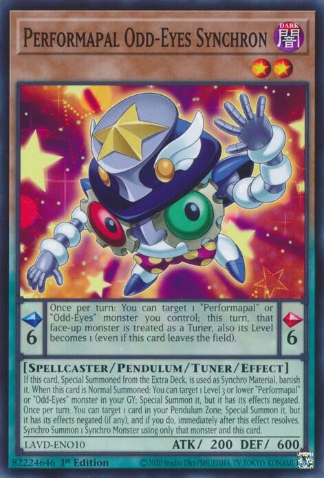 Image for Performapal Odd-Eyes Synchron (LAVD-ENO10) [Legendary Arc-V Decks] - YuGiOh