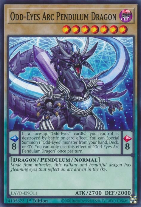 Image for Odd-Eyes Arc Pendulum Dragon (LAVD-ENO11) [Legendary Arc-V Decks] - YuGiOh