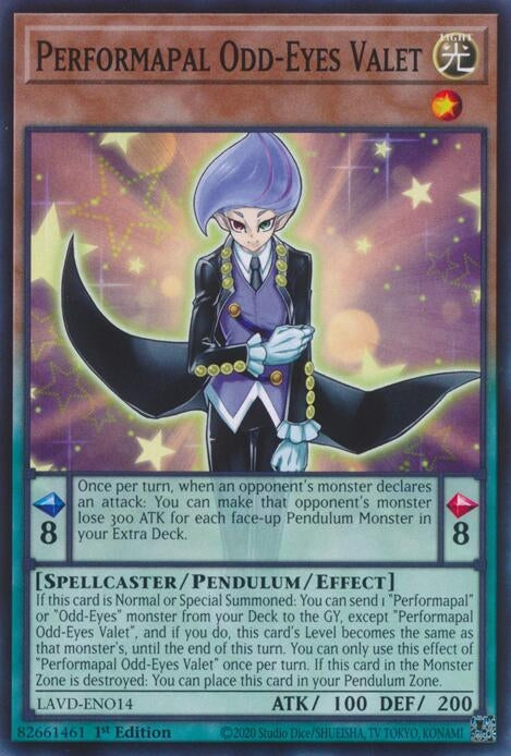 Image for Performapal Odd-Eyes Valet (LAVD-ENO14) [Legendary Arc-V Decks] - YuGiOh