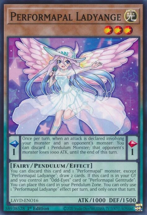 Image for Performapal Ladyange (LAVD-ENO16) [Legendary Arc-V Decks] - YuGiOh