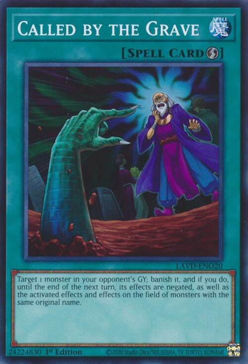 Image for Called by the Grave (LAVD-ENO20) (LAVD-ENO20) [Legendary Arc-V Decks] - YuGiOh