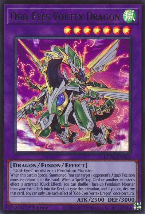 Image for Odd-Eyes Vortex Dragon (LAVD-ENO24) [Legendary Arc-V Decks] - YuGiOh