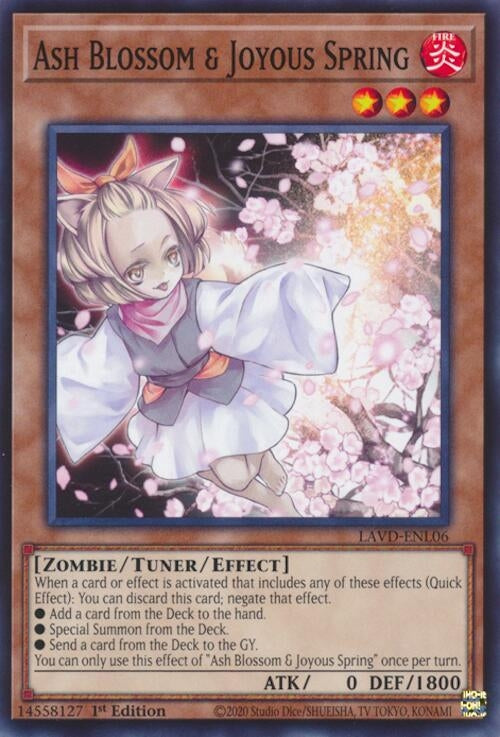 Image for Ash Blossom & Joyous Spring (LAVD-ENL06) (LAVD-ENL06) [Legendary Arc-V Decks] - YuGiOh