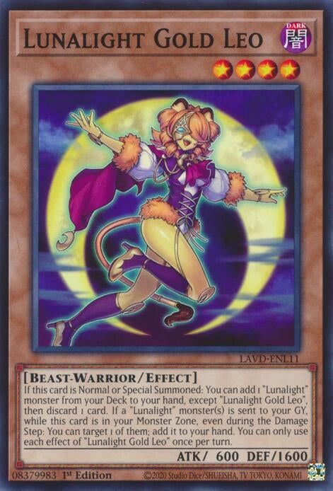 Image for Lunalight Gold Leo (LAVD-ENL11) [Legendary Arc-V Decks] - YuGiOh