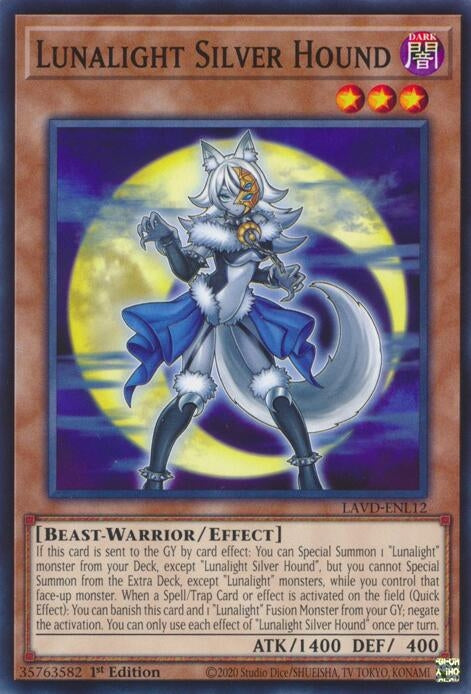 Image for Lunalight Silver Hound (LAVD-ENL12) [Legendary Arc-V Decks] - YuGiOh