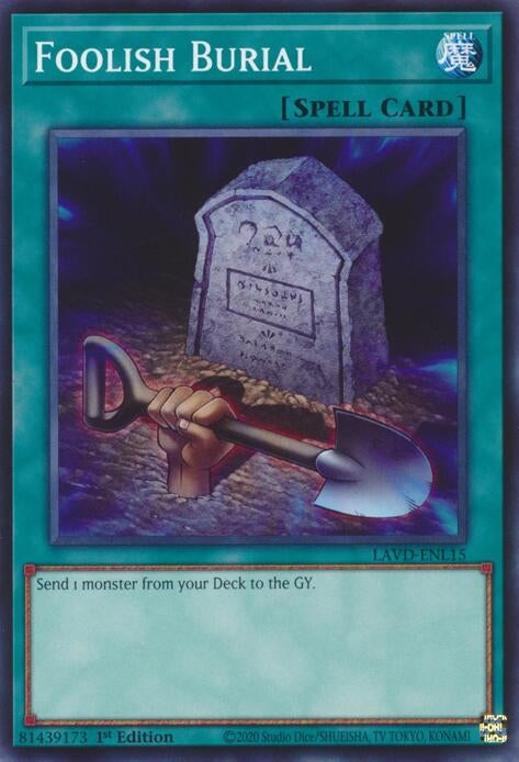 Image for Foolish Burial (LAVD-ENL15) [Legendary Arc-V Decks] - YuGiOh
