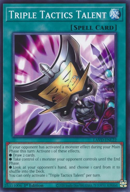 Image for Triple Tactics Talent (LAVD-ENL22) (LAVD-ENL22) [Legendary Arc-V Decks] - YuGiOh