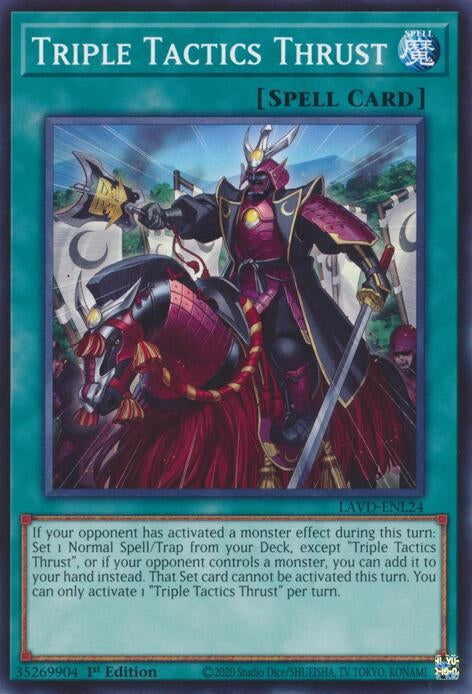 Image for Triple Tactics Thrust (LAVD-ENL24) [Legendary Arc-V Decks] - YuGiOh