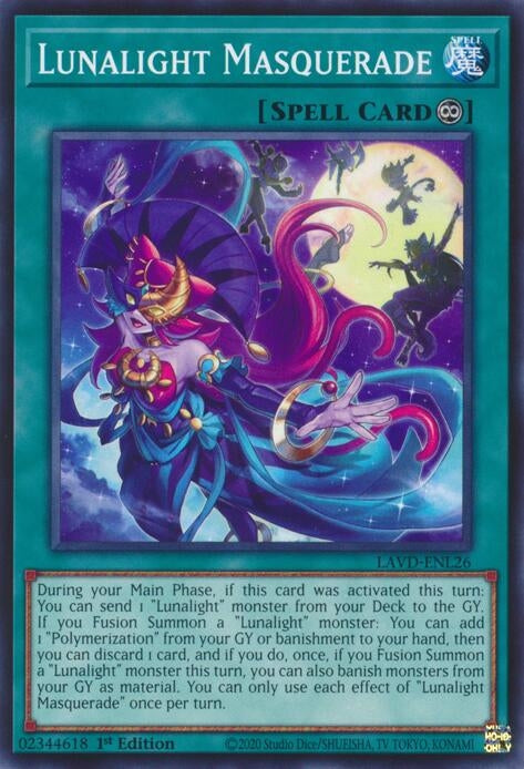 Image for Lunalight Masquerade (LAVD-ENL26) [Legendary Arc-V Decks] - YuGiOh