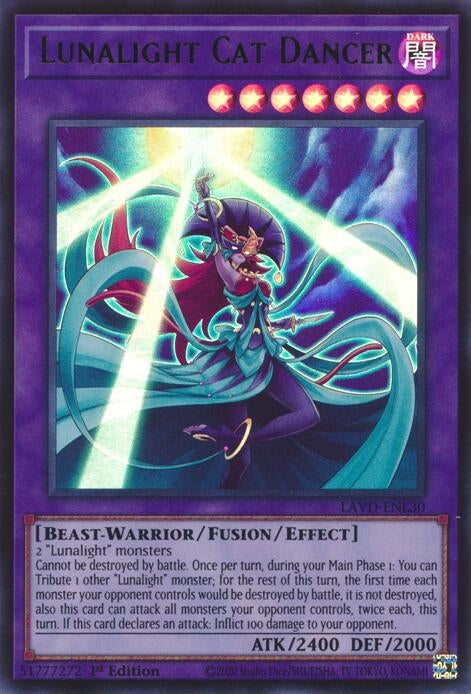 Image for Lunalight Cat Dancer (LAVD-ENL30) [Legendary Arc-V Decks] - YuGiOh