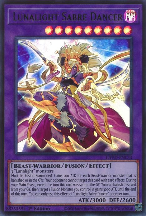 Image for Lunalight Sabre Dancer (LAVD-ENL33) [Legendary Arc-V Decks] - YuGiOh