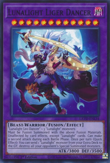 Image for Lunalight Liger Dancer (LAVD-ENL34) [Legendary Arc-V Decks] - YuGiOh