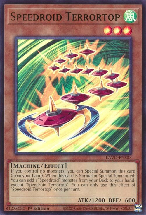 Image for Speedroid Terrortop (UR) (LAVD-ENS03) [Legendary Arc-V Decks] - YuGiOh