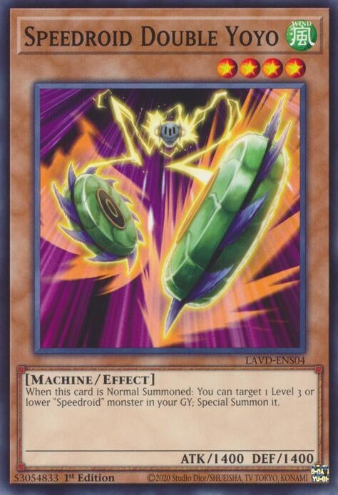 Image for Speedroid Double Yoyo (LAVD-ENS04) [Legendary Arc-V Decks] - YuGiOh