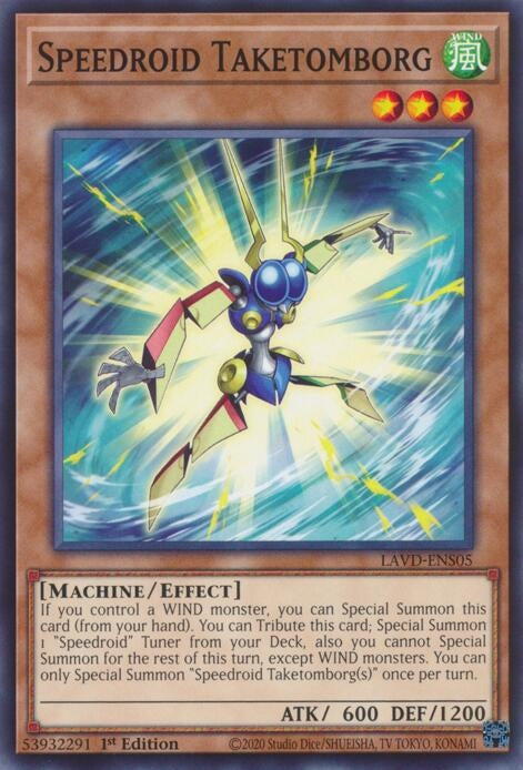 Image for Speedroid Taketomborg (LAVD-ENS05) [Legendary Arc-V Decks] - YuGiOh