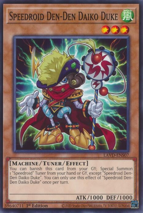 Image for Speedroid Den-Den Daiko Duke (LAVD-ENS07) [Legendary Arc-V Decks] - YuGiOh