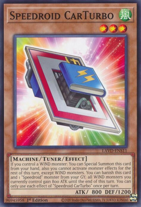 Image for Speedroid CarTurbo (LAVD-ENS11) [Legendary Arc-V Decks] - YuGiOh