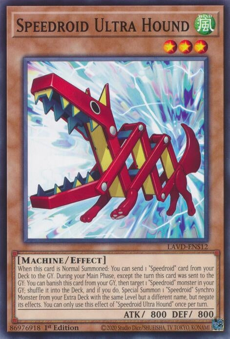Image for Speedroid Ultra Hound (LAVD-ENS12) [Legendary Arc-V Decks] - YuGiOh