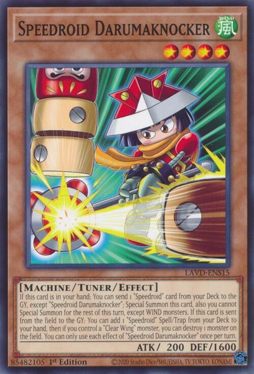 Image for Speedroid Darumaknocker (UR) (LAVD-ENS15) [Legendary Arc-V Decks] - YuGiOh
