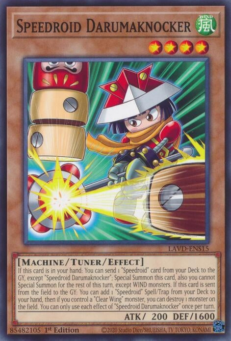 Image for Speedroid Darumaknocker (LAVD-ENS15) [Legendary Arc-V Decks] - YuGiOh