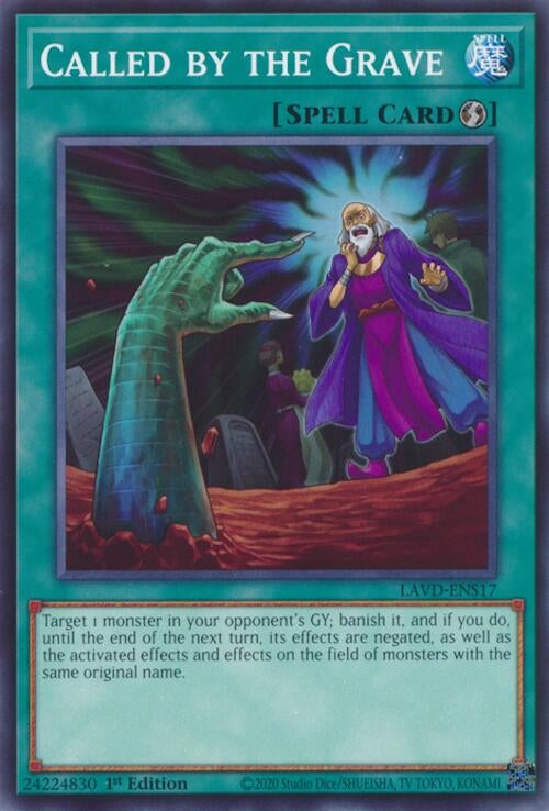 Image for Called by the Grave (LAVD-ENS17) (LAVD-ENS17) [Legendary Arc-V Decks] - YuGiOh