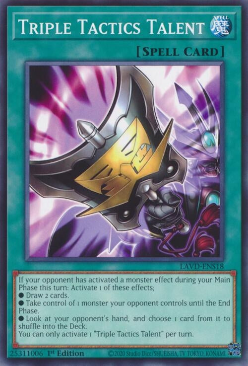 Image for Triple Tactics Talent (LAVD-ENS18) (LAVD-ENS18) [Legendary Arc-V Decks] - YuGiOh