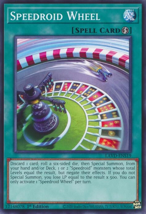 Image for Speedroid Wheel (LAVD-ENS19) [Legendary Arc-V Decks] - YuGiOh